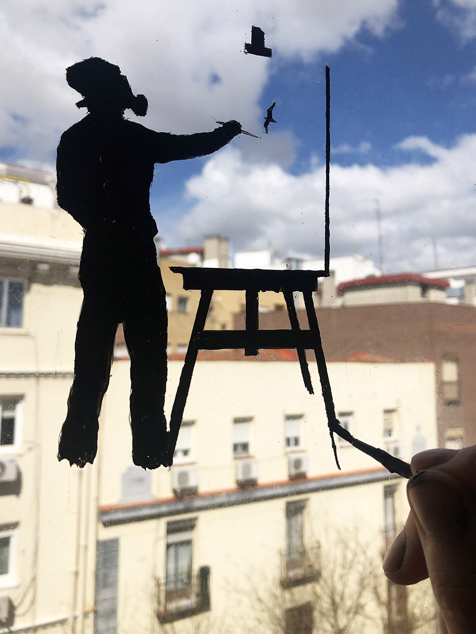 stay art home global creative initiative by pejac