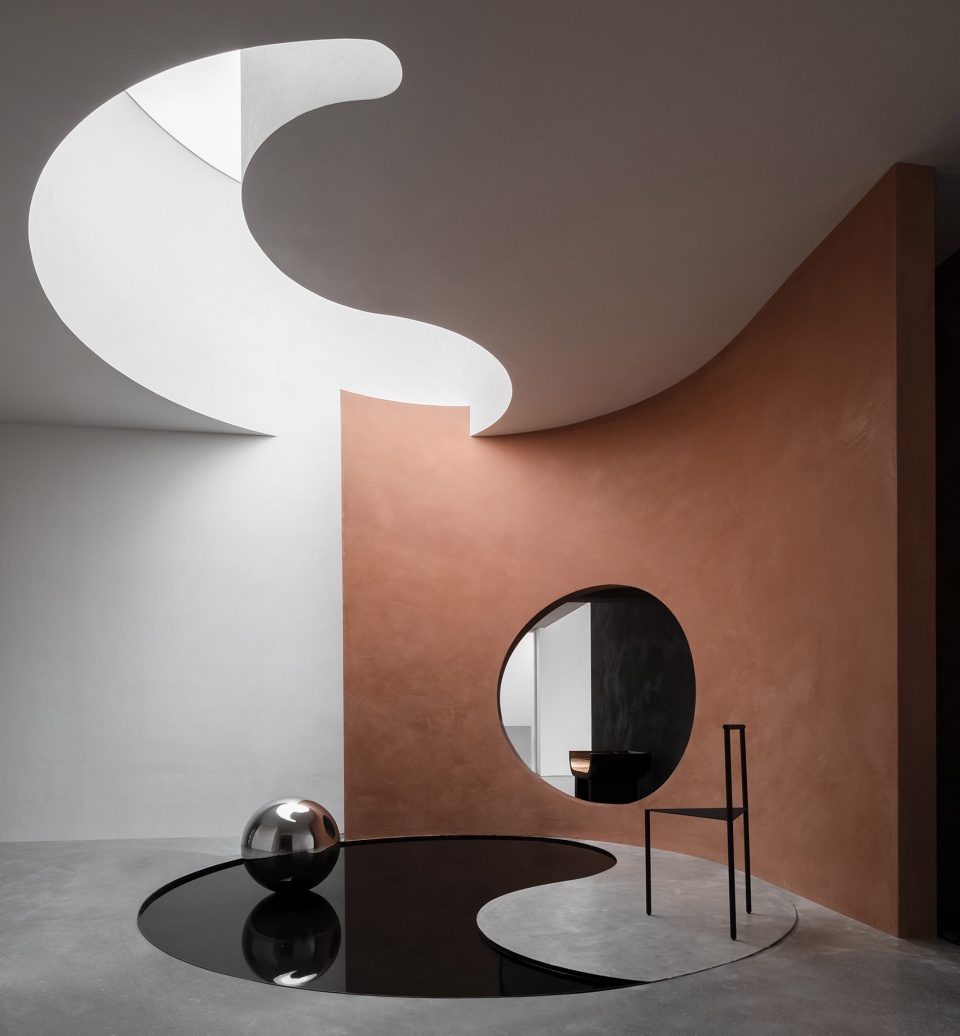 fusion danilo paint showroom china by jingu phoenix space planning organization