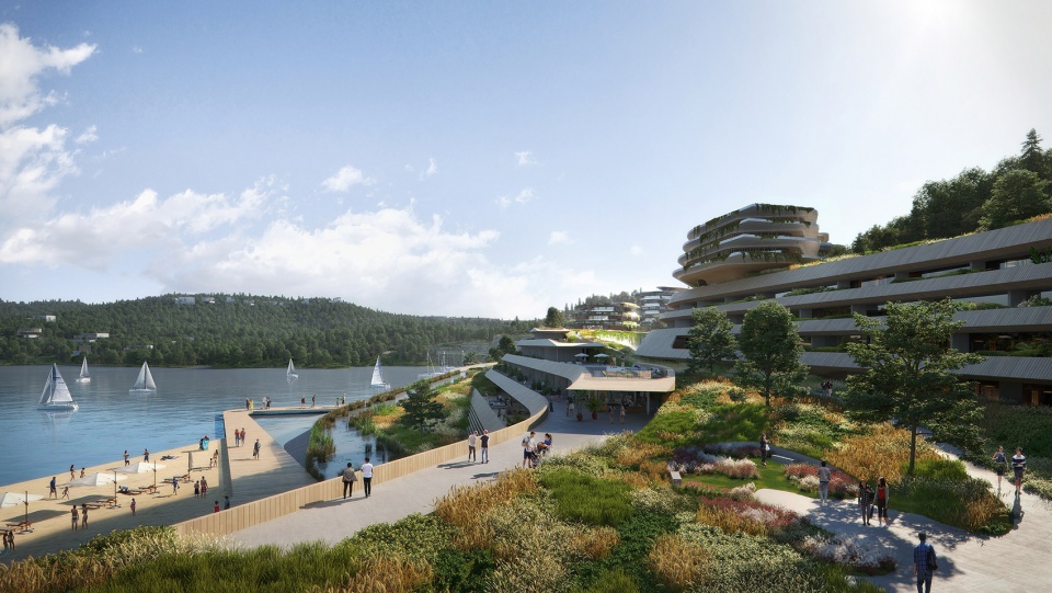 yeosu gyeongdo island masterplan by unstudio