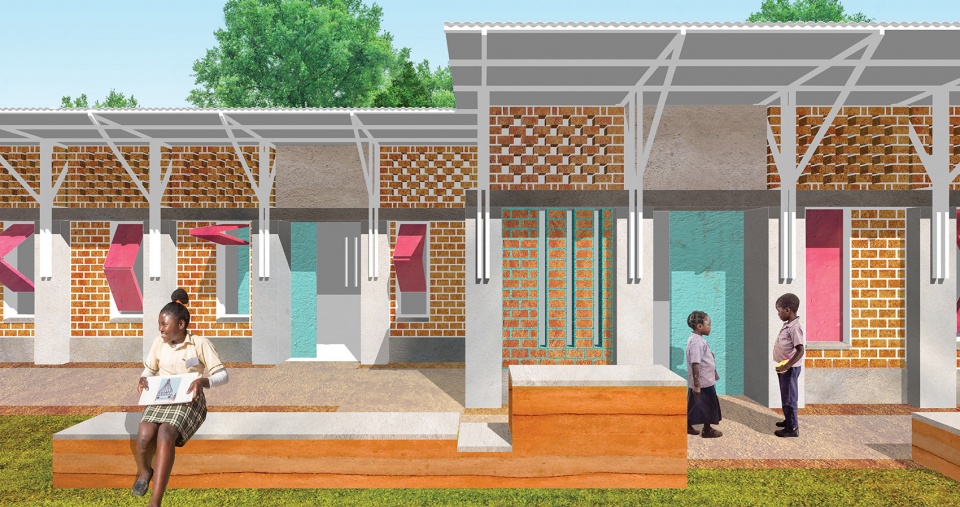 evergreen school by caukin studio