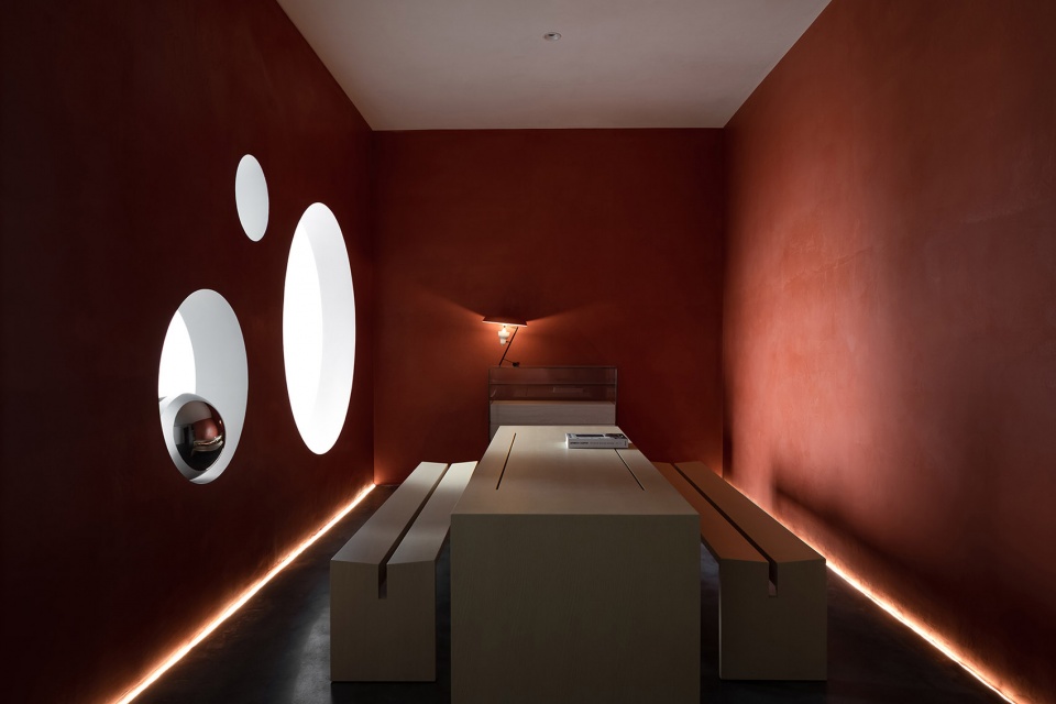fusion danilo paint showroom china by jingu phoenix space planning organization