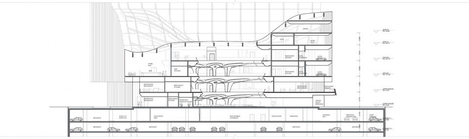 me dubai hotel at the opus zaha hadid architects