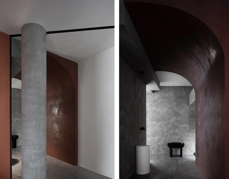 fusion danilo paint showroom china by jingu phoenix space planning organization