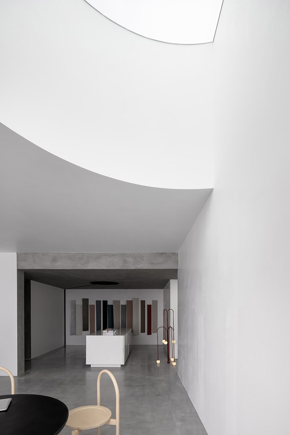 fusion danilo paint showroom china by jingu phoenix space planning organization