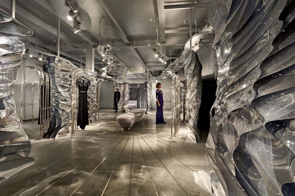 Walls for Amit Aggarwal flagship store India by Orproject