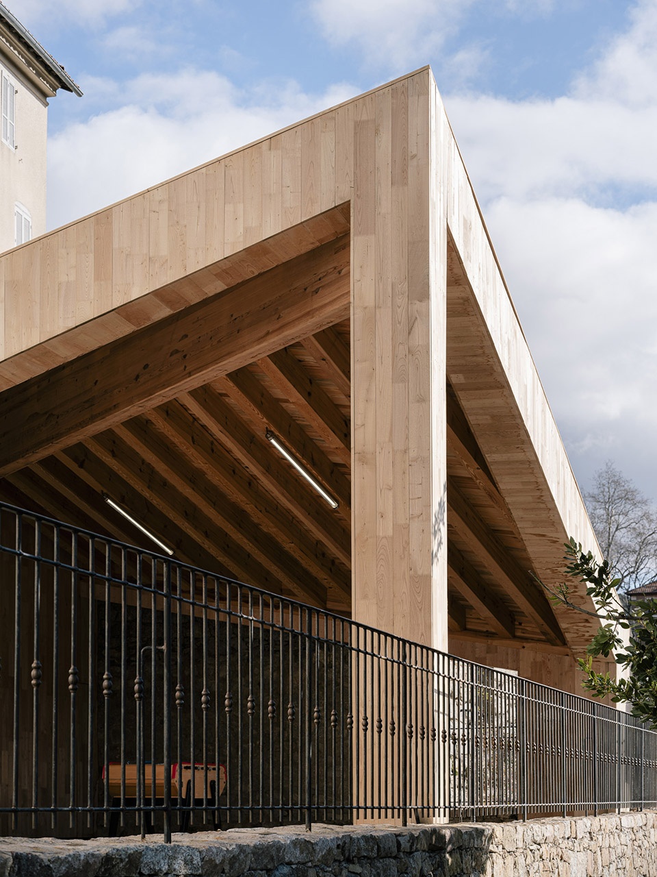 awning of evisa by orma architettura