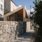 校园操场上的凉棚，法国 / Orma architettura