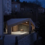 校园操场上的凉棚，法国 / Orma architettura