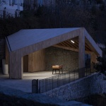校园操场上的凉棚，法国 / Orma architettura