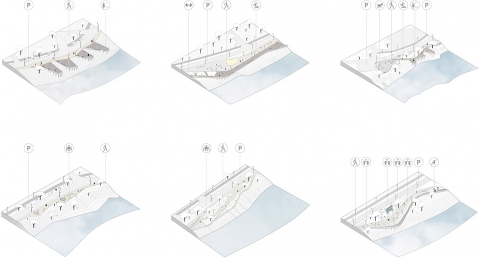New embankment in Zhukovsky by Basis architectural bureau