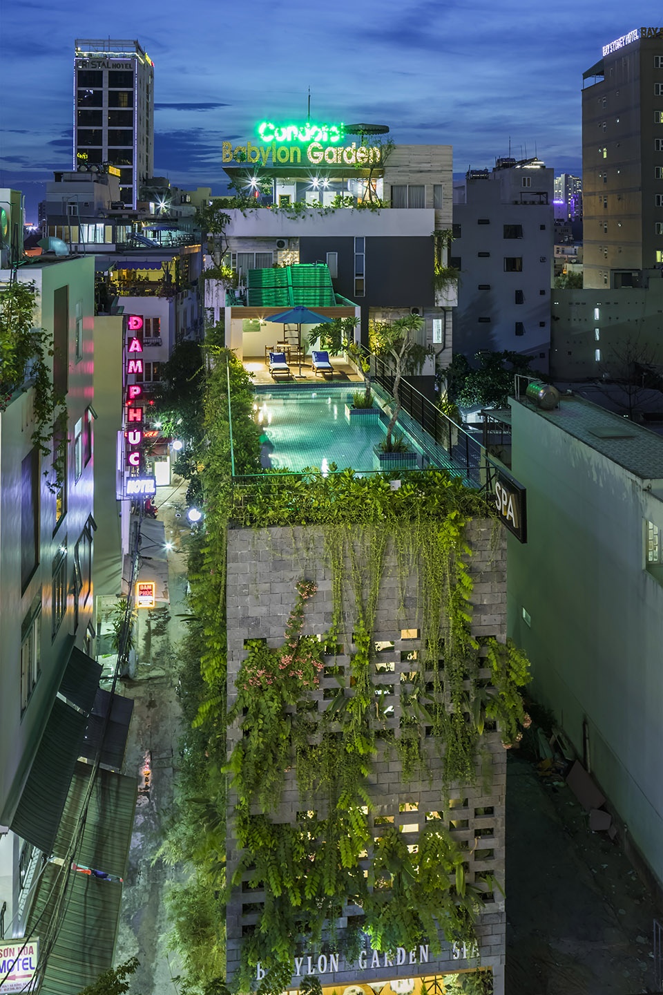 Babylon garden spa renovation Viet Nam by Ho Khue Architects Studio