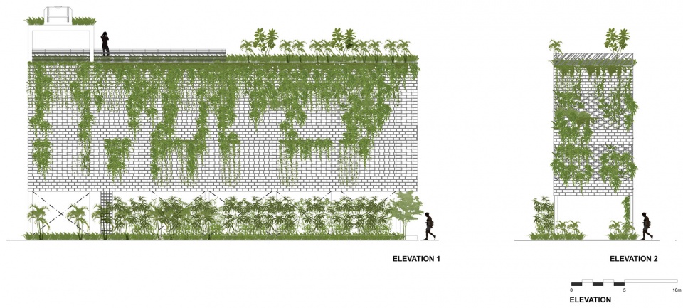Babylon garden spa renovation Viet Nam by Ho Khue Architects Studio