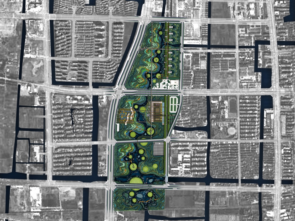 Ningbo Eastern New Town Ecological Corridor Phase III by Turenscape