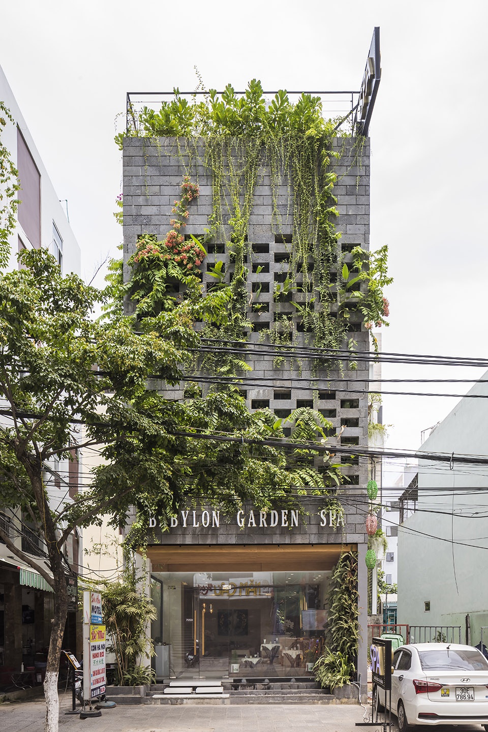 Babylon garden spa renovation Viet Nam by Ho Khue Architects Studio