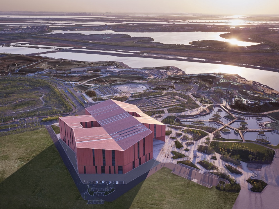 library and archive at tianjin eco city china by gmp