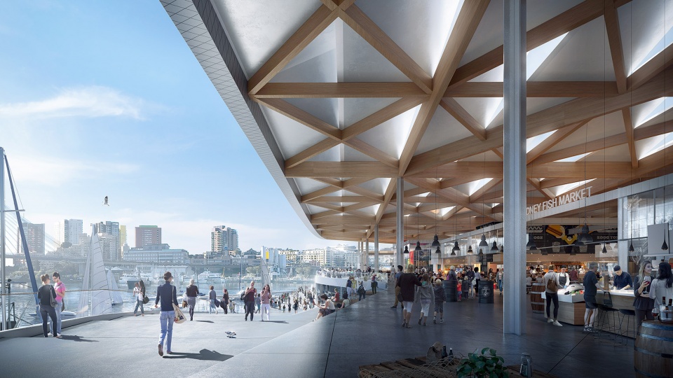 3xns cutting edge design for sydney fish market gets the final go ahead