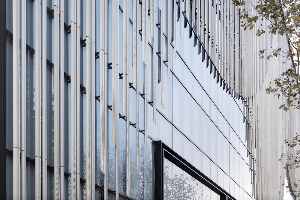 interior and exterior design of times square china by nendo