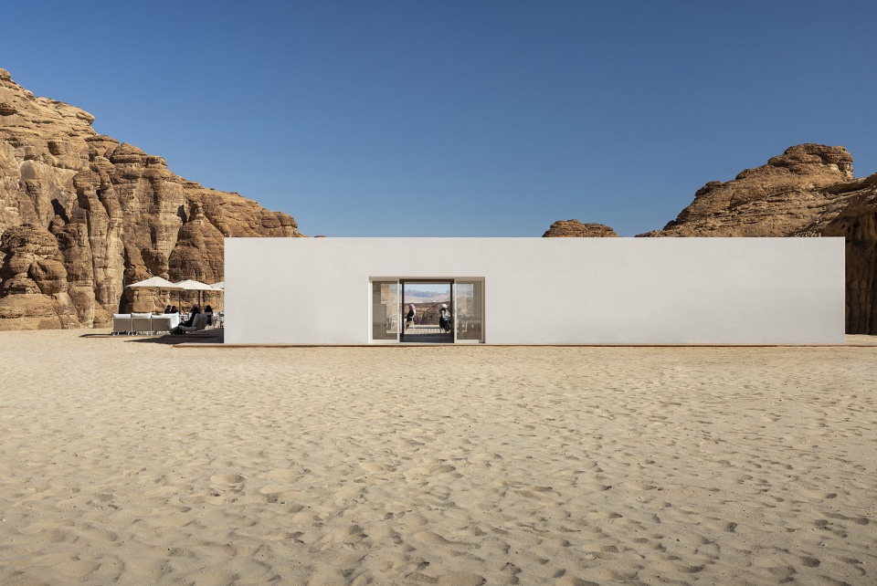 desert x alula visitor centre by kwy studio