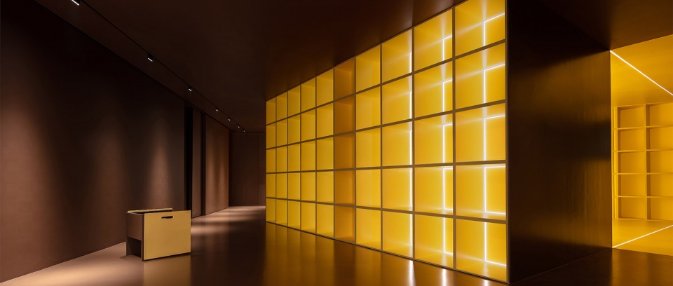 chasing light paint art space china by wusun space