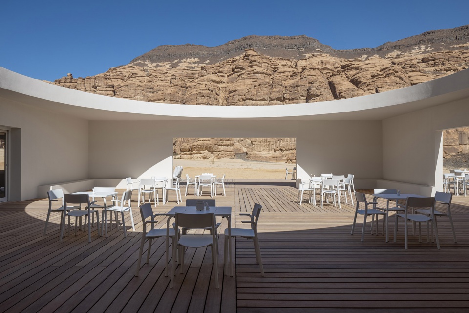 desert x alula visitor centre by kwy studio