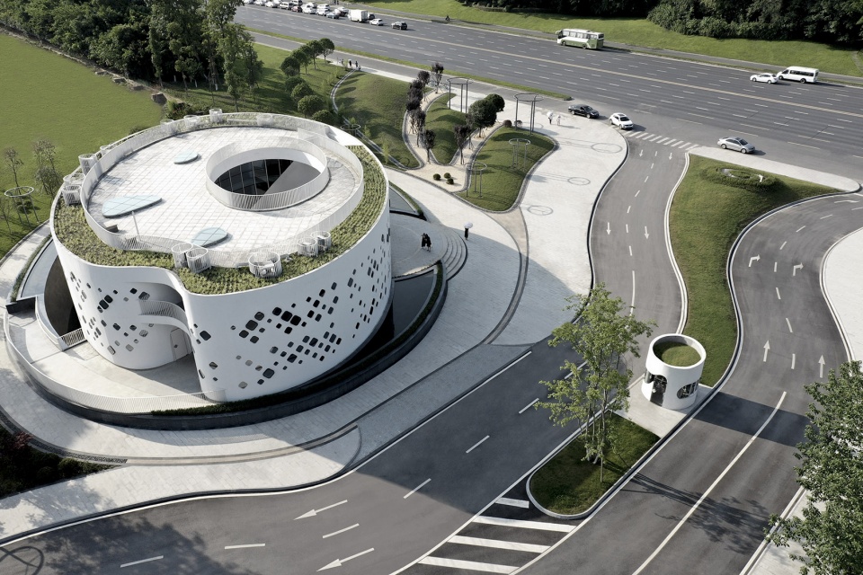 longquan well chengdu jingkai white building china by crox