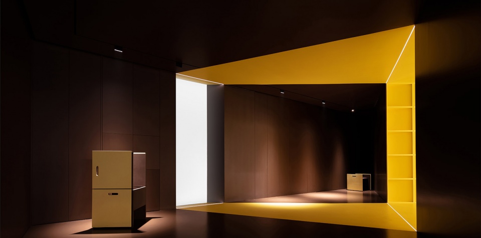 chasing light paint art space china by wusun space