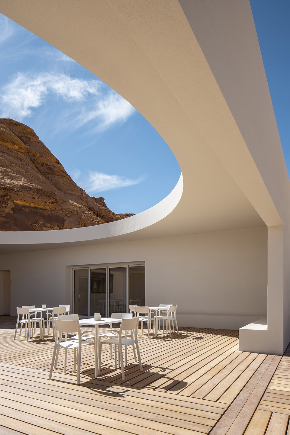 desert x alula visitor centre by kwy studio