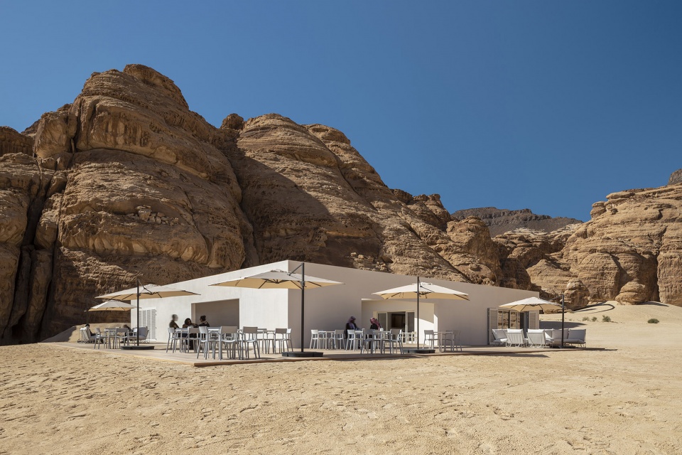 desert x alula visitor centre by kwy studio