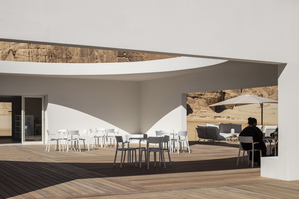 desert x alula visitor centre by kwy studio