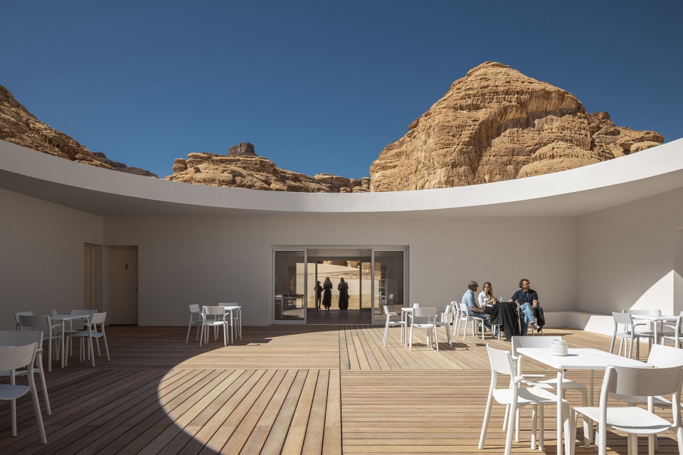 desert x alula visitor centre by kwy studio