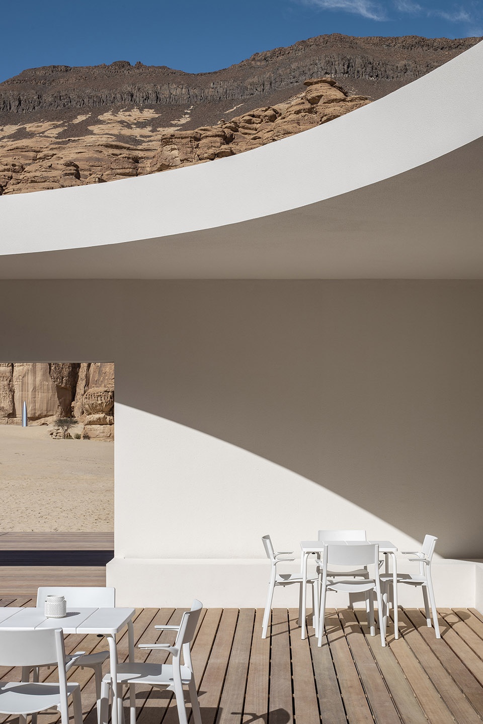 desert x alula visitor centre by kwy studio
