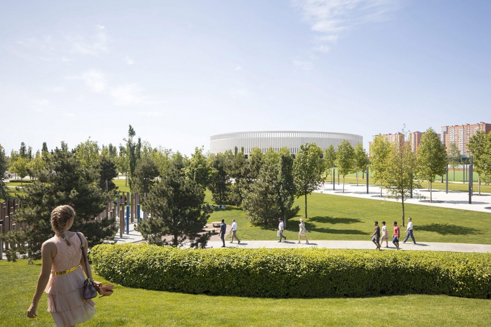 park at krasnodar stadium gmp