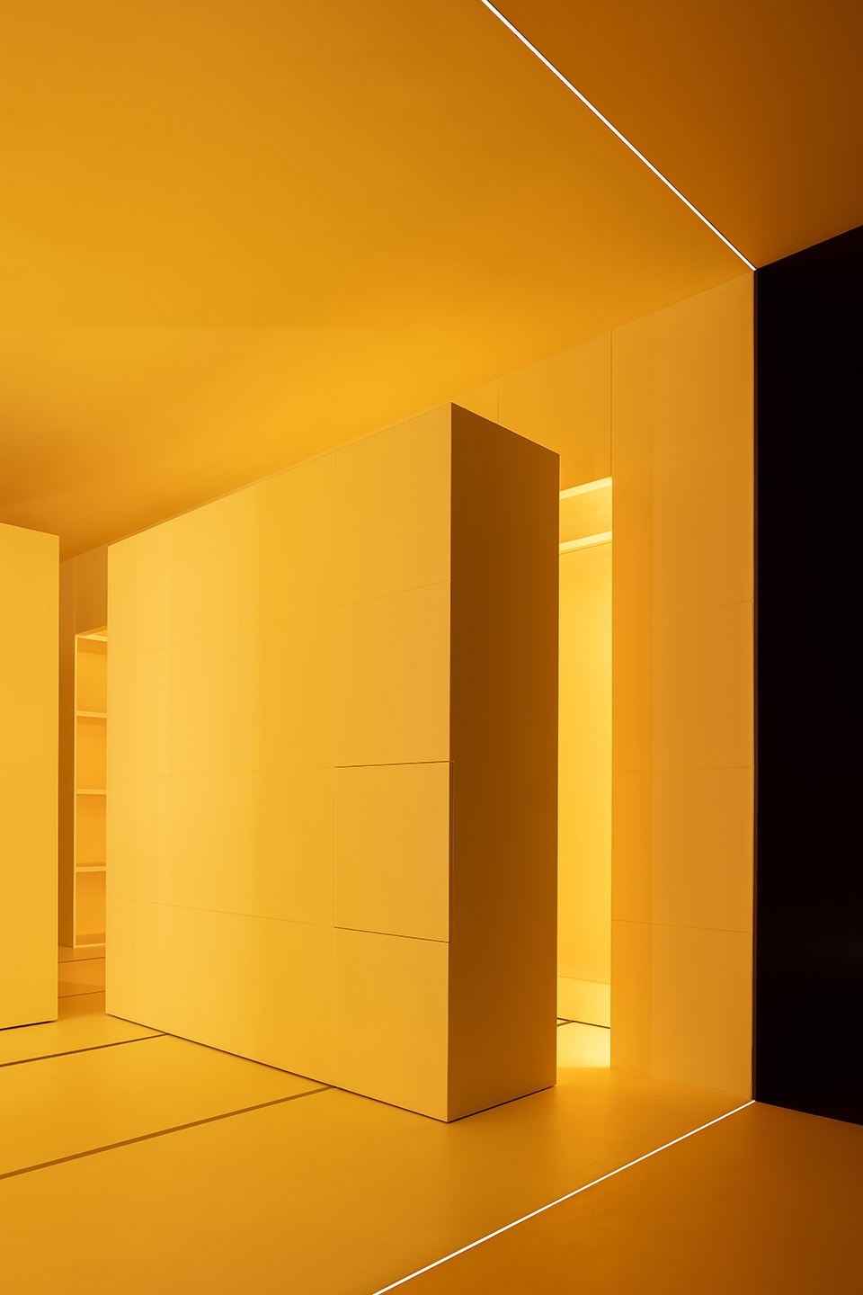 chasing light paint art space china by wusun space