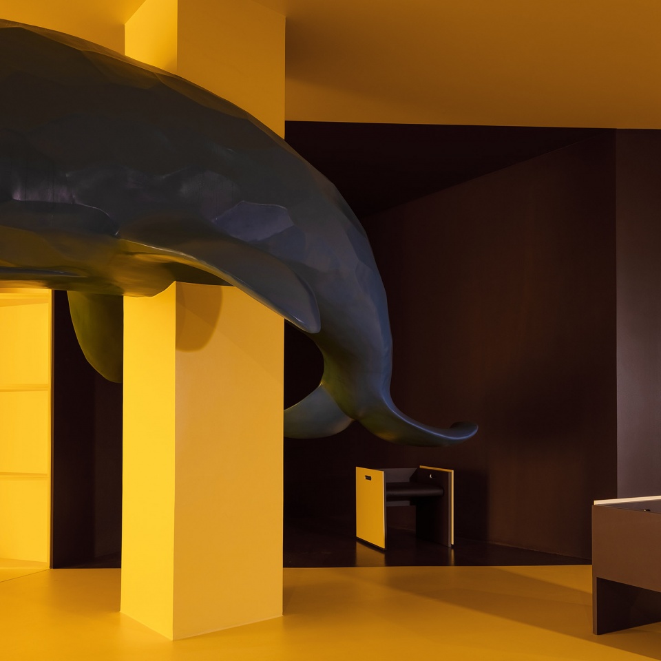 chasing light paint art space china by wusun space