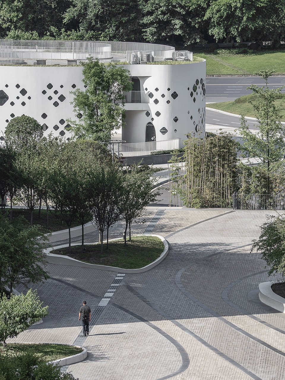 longquan well chengdu jingkai white building china by crox