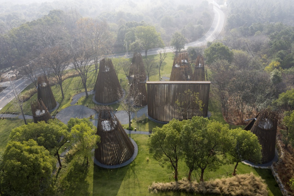 liyang yangwan visitor center by origin architect