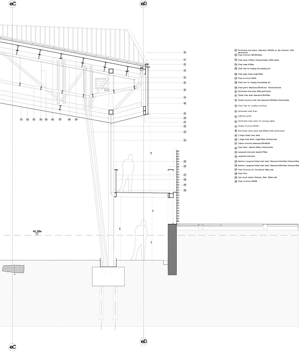 Deck over a roman site in Cartagena Spain by Amann Canovas Maruri