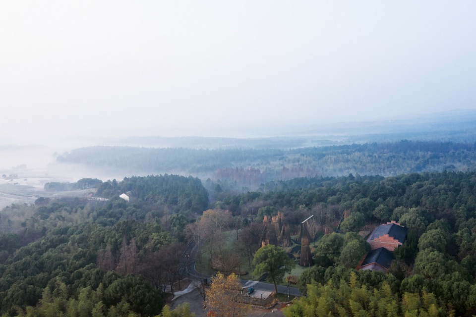 liyang yangwan visitor center by origin architect