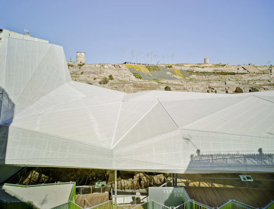 Deck over a roman site in Cartagena Spain by Amann Canovas Maruri