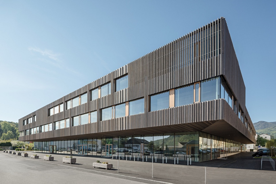 school complex gloggnitz by dietmar feichtinger architectes