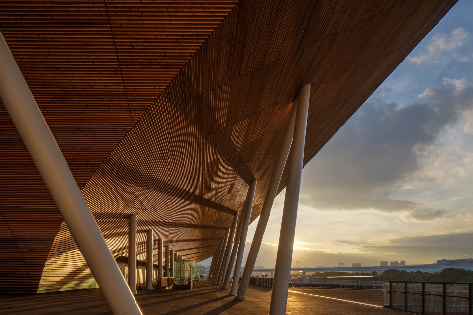 ariake gymnastics centre by nikken sekkei ltd
