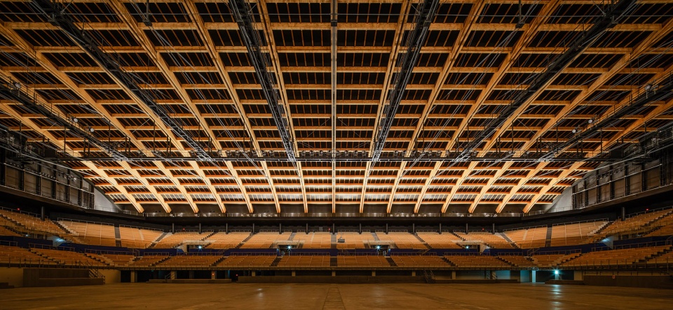 ariake gymnastics centre by nikken sekkei ltd