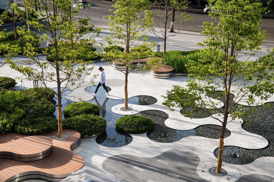 landscape design for the urban gallery hyperlane in chengdu china by aspect studios