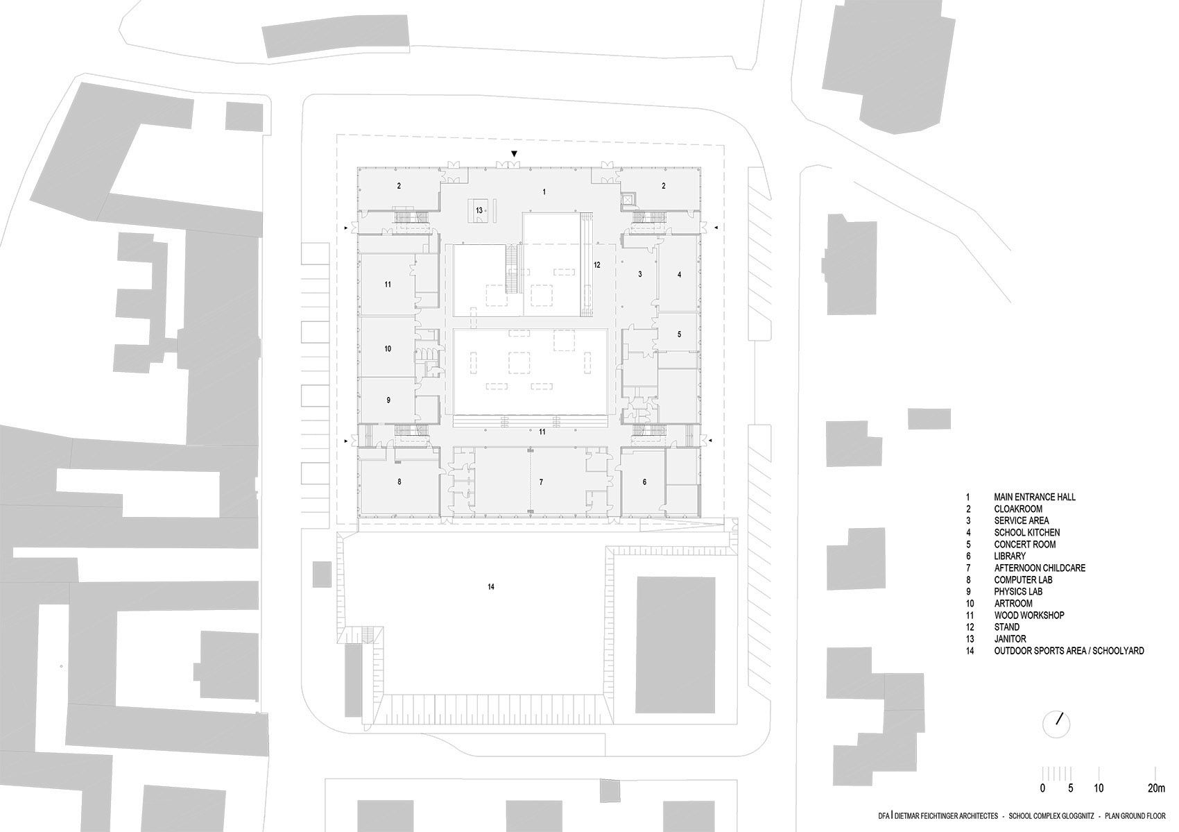 school complex gloggnitz by dietmar feichtinger architectes 1