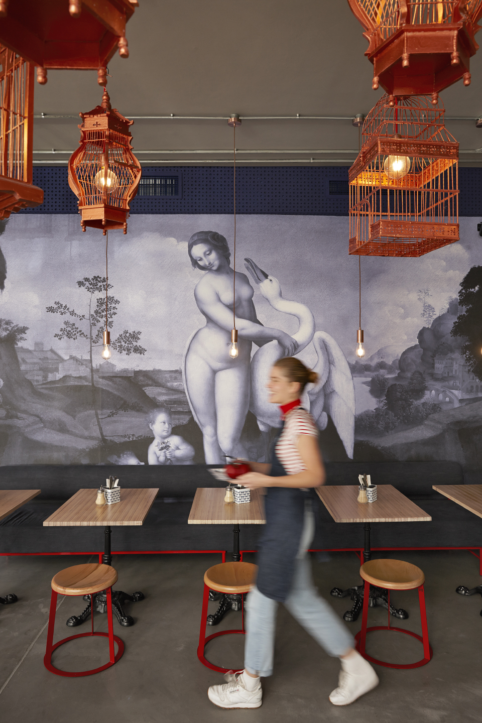 swan cafe by haldane martin