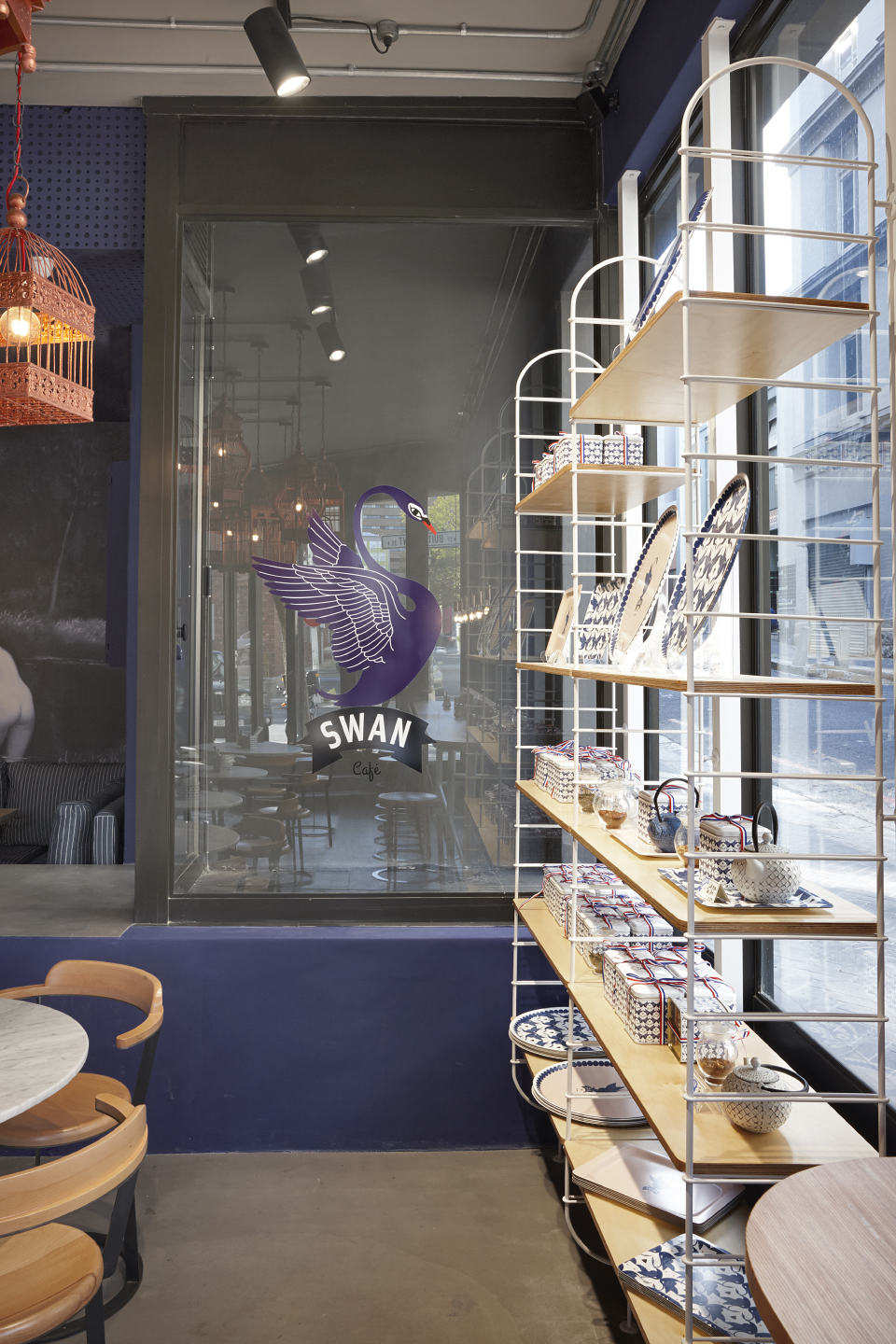 swan cafe by haldane martin