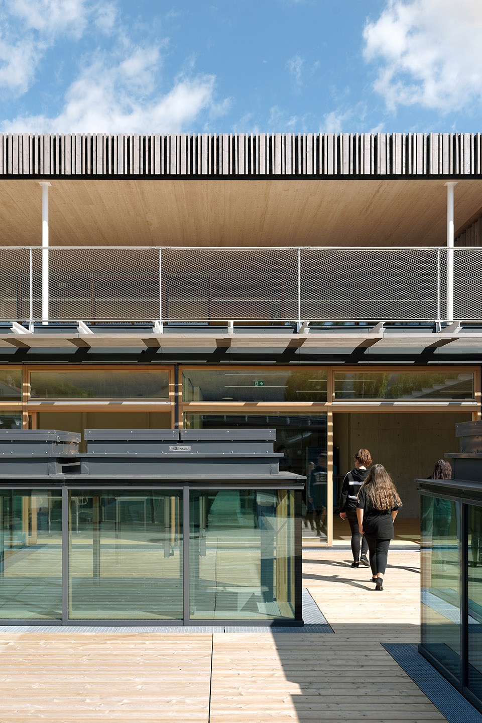 school complex gloggnitz by dietmar feichtinger architectes
