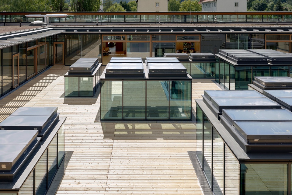 school complex gloggnitz by dietmar feichtinger architectes