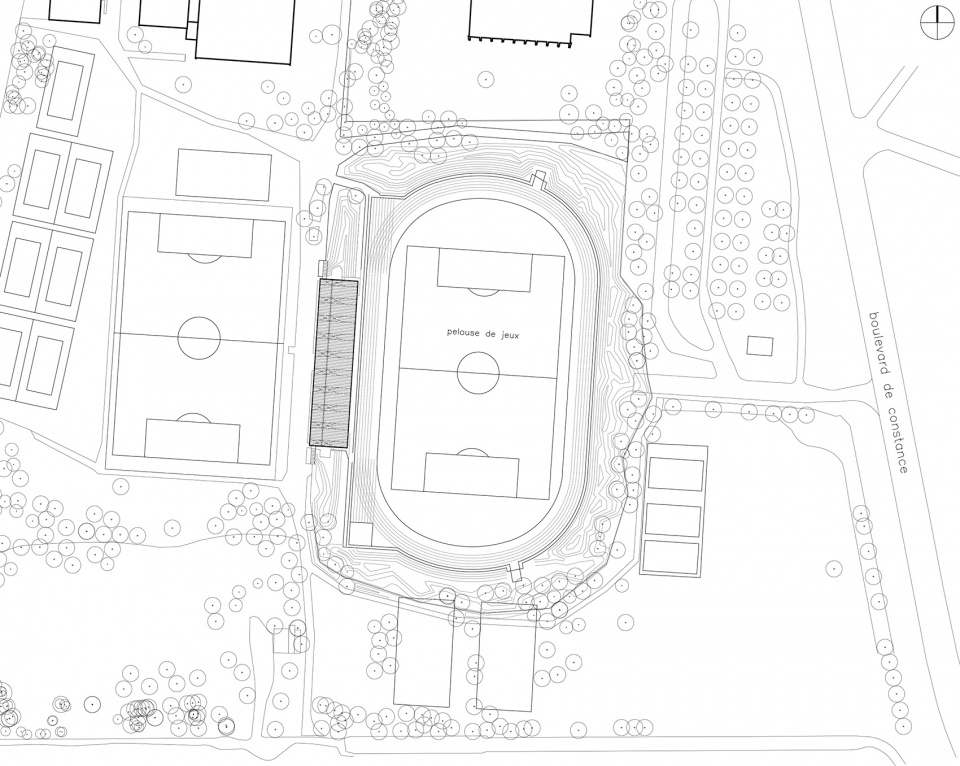 philippe mahut stadium by barthelemy grino architectes
