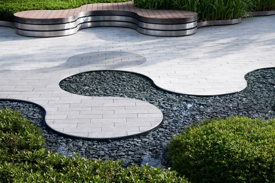 landscape design for the urban gallery hyperlane in chengdu china by aspect studios